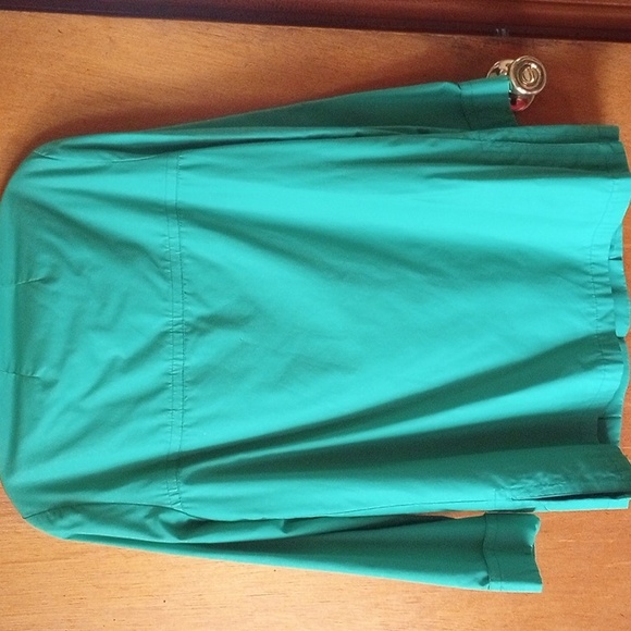 Fleet Street Rain or Shine Lined Jacket. Kelly Green, Pockets, Weather Resistant - Picture 3 of 5